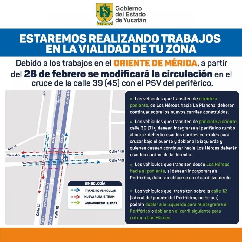 Gobierno del Estado continúa trabajos para mejorar la movilidad