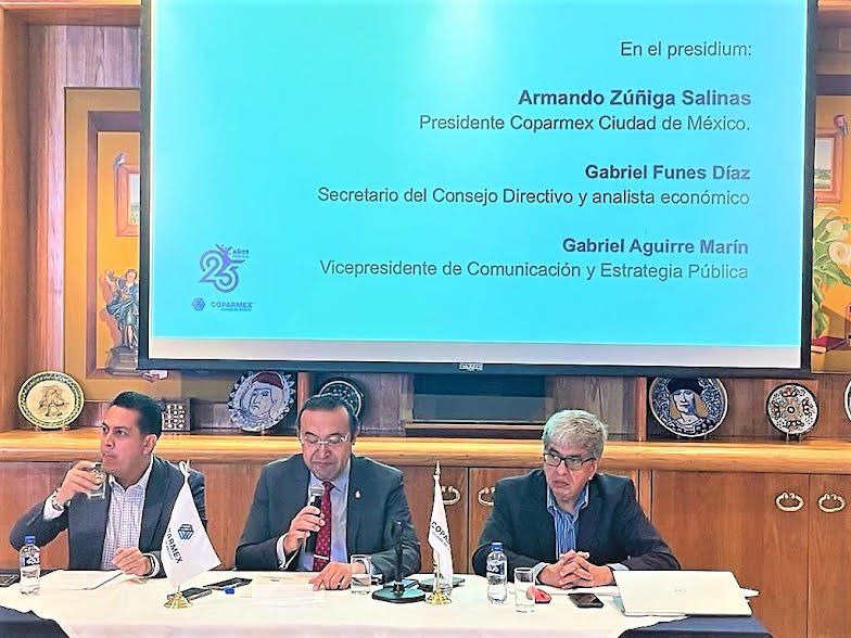 Llama COPARMEX CDMX a gobernantes atender pendientes como inseguridad, empleo y pobreza