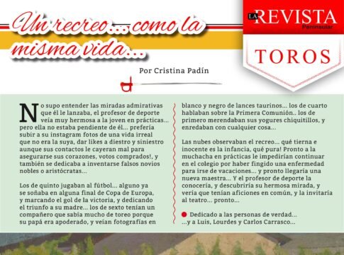 Un recreo... como la misma vida..