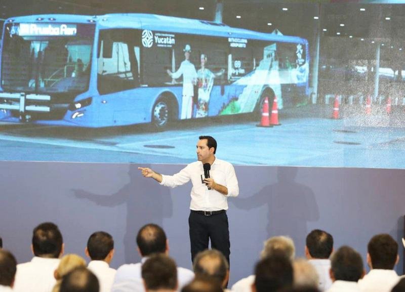 Gobernador Mauricio Vila Dosal sienta bases para continuar con la transformación del transporte público en Yucatán