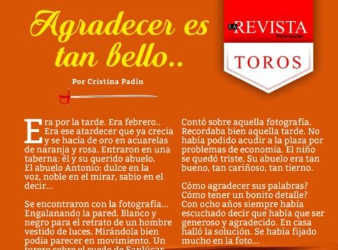 Agradecer es tan bello...